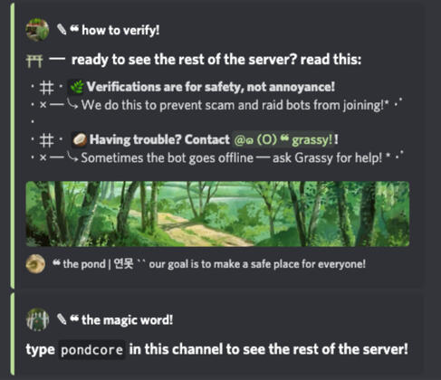 Simple verification menu!